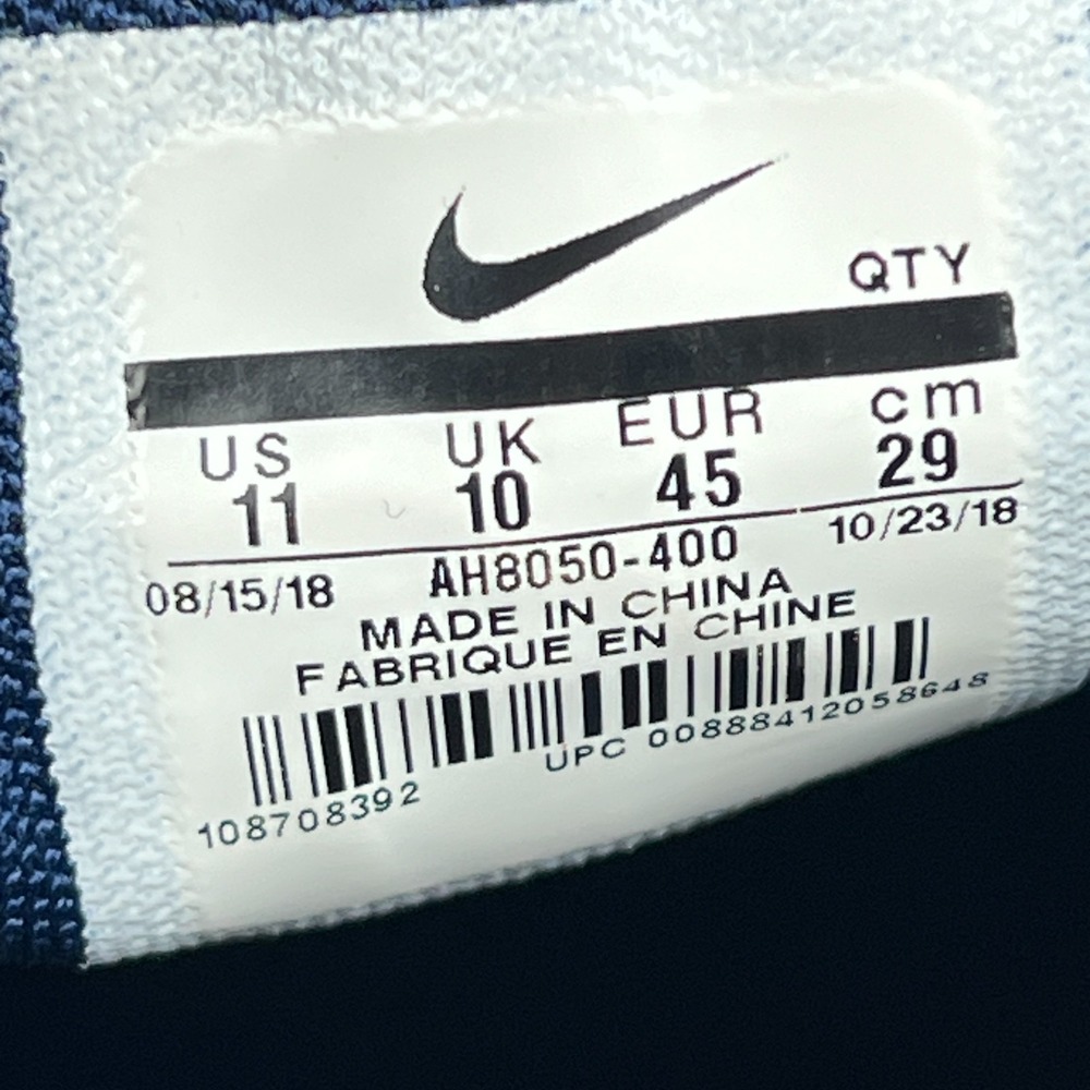 Nike Air Max 270 Mens Size 11 Midnight Navy Black Running Gym Shoes AH8050-400 - Picture 12 of 12